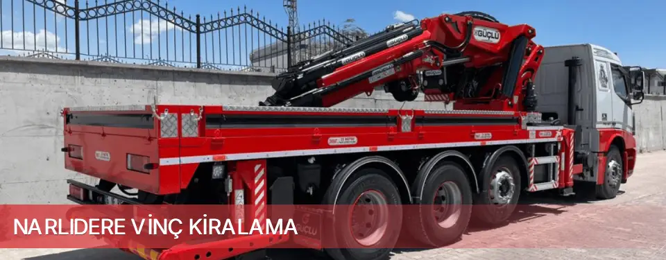 Narlıdere İlçemi Vinç Kiralama